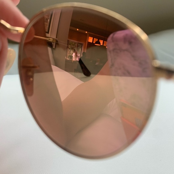 Brand new pink round flash lense ray bans - Picture 3 of 9